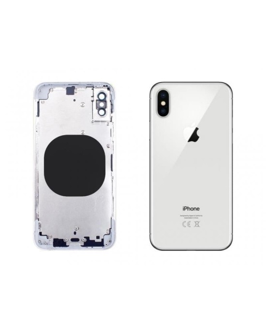 Obudowa Korpus Plecy do iPhone XS Silver