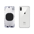 Obudowa Korpus Plecy do iPhone XS Silver