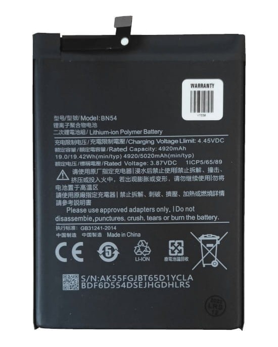 Bateria do Xiaomi Redmi 9
