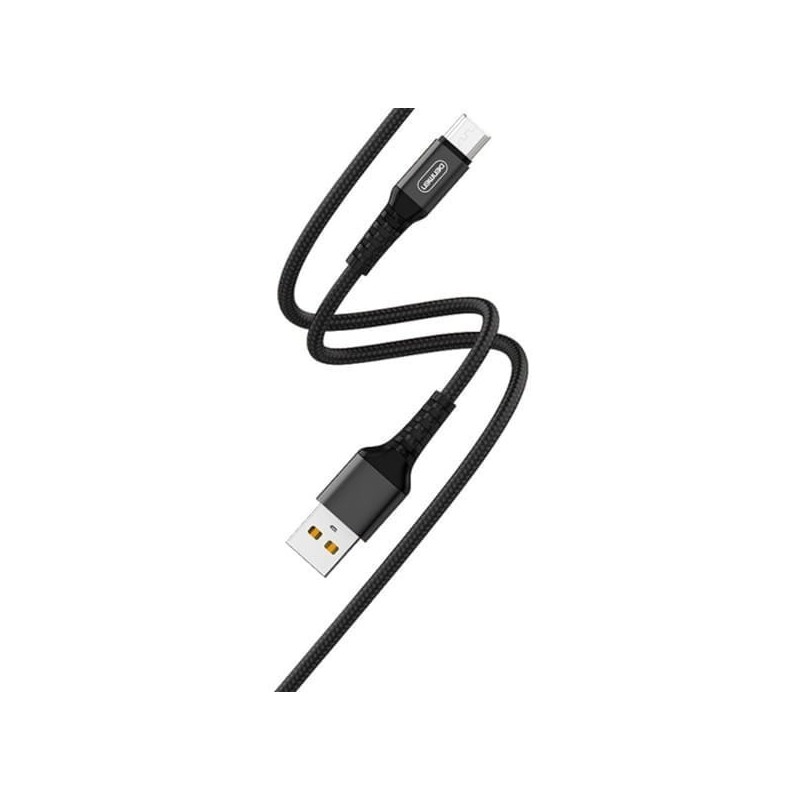 KABEL USB WZMACNIANY TYP-C DENMEN CZARNY 1M D02T