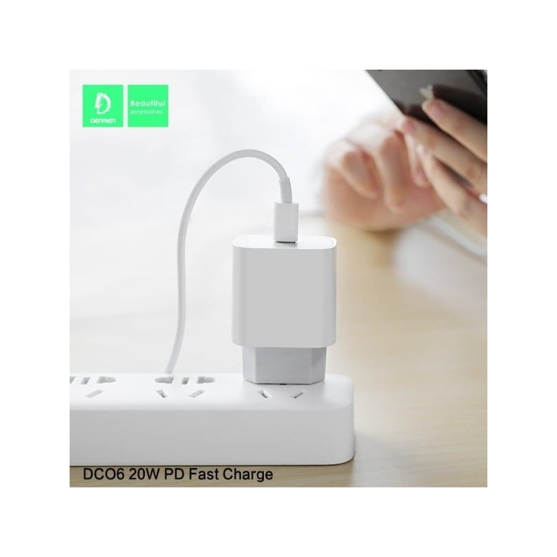 ŁADOWARKA SIECIOWA 3,6A 20W DENMEN 3600mAh DC06