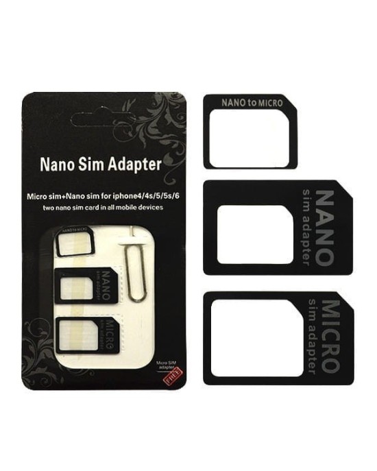 ADAPTER 4W1 micro SIM + nano SIM UNIWERSALNY