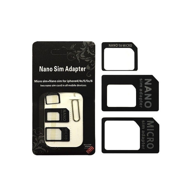 ADAPTER 4W1 micro SIM + nano SIM UNIWERSALNY