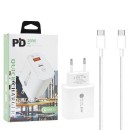 ŁADOWARKA SIECIOWA 20W + KABEL TYP-C/TYP-C PD VEGA
