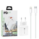 ŁADOWARKA SIECIOWA 20W + KABEL TYP-C do LIGHTNING