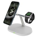 Indukcyjna stacja ładująca 3w1 do iPhone Biała