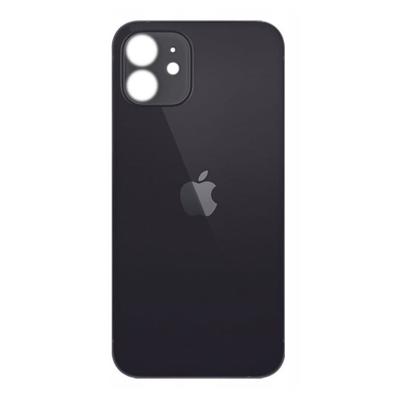 Klapka Plecki Tył iPhone 12 Black Duże oczko