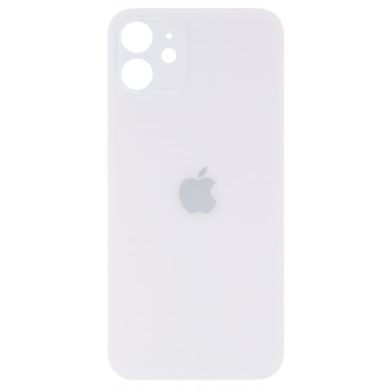 Klapka Plecki Tył iPhone 12 White Duże oczko