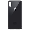 Klapka Plecki Tył iPhone X Black Duże oczko