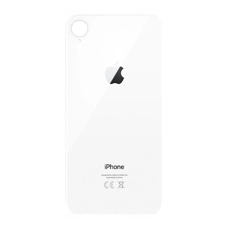 Klapka Plecki Tył iPhone XR White Duże oczko