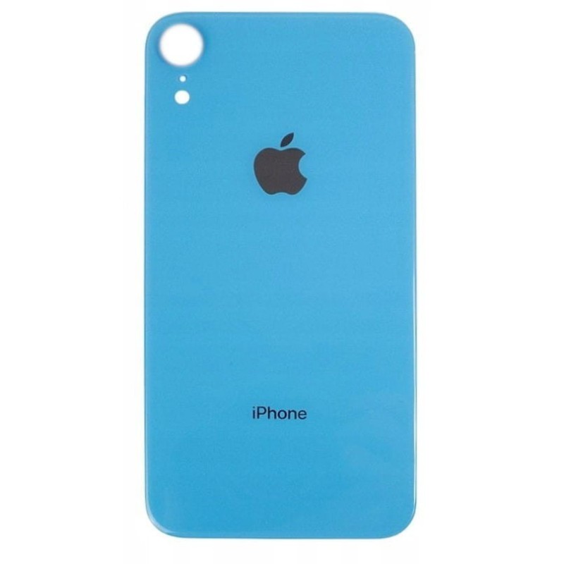 Klapka Plecki Tył iPhone XR Blue Duże oczko
