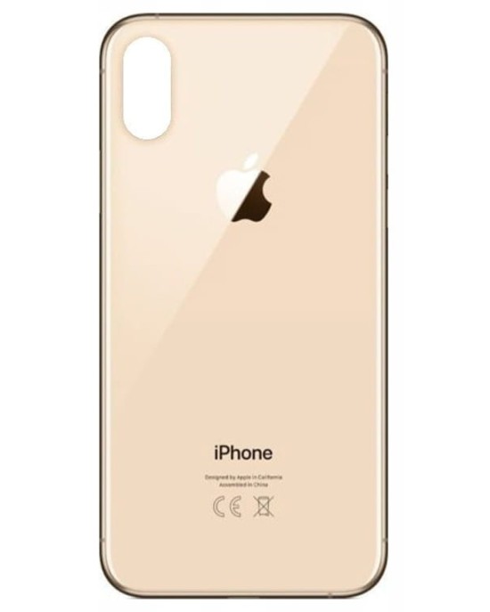 Klapka Plecki Tył iPhone XS Gold Duże oczko
