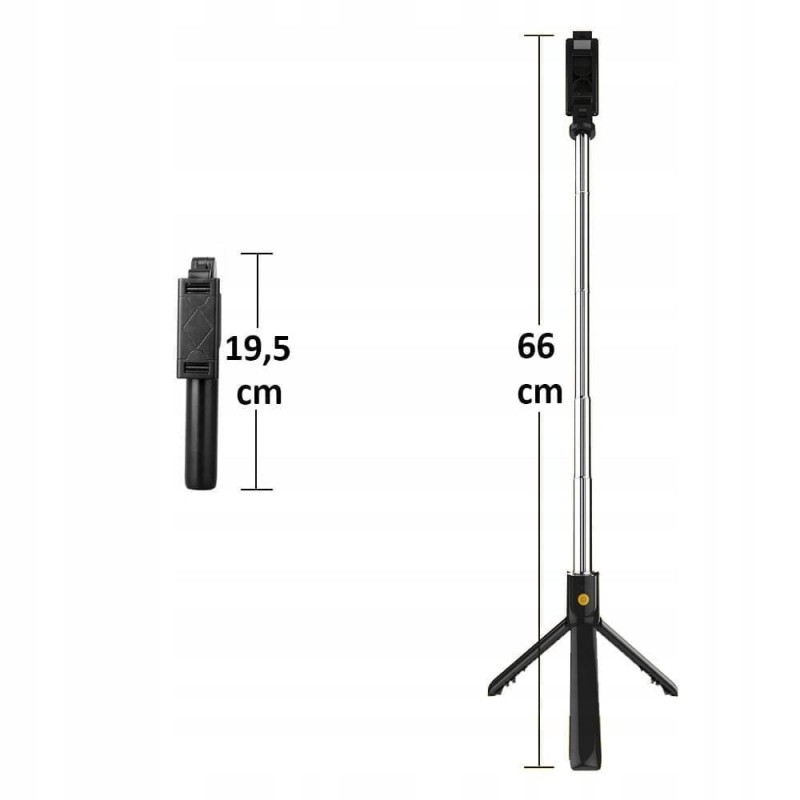 Statyw Selfie stick Tripod K07 + Pilot