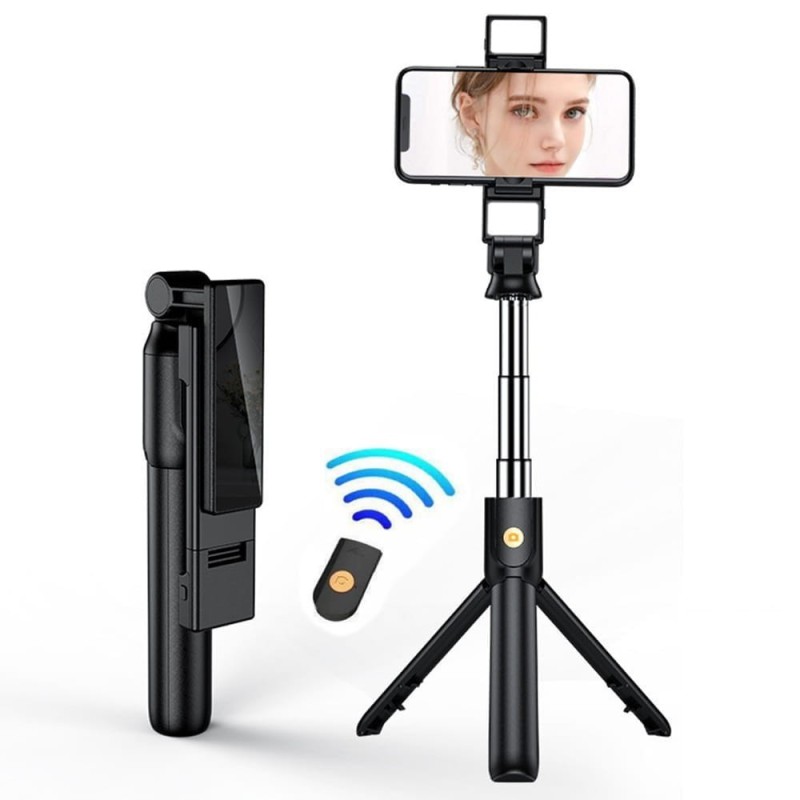 Statyw Selfie stick Tripod K12D z LED+ Pilot