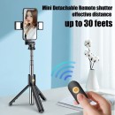 Statyw Selfie stick Tripod K12D z LED+ Pilot