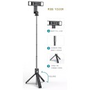 Statyw Selfie stick Tripod K12D z LED+ Pilot