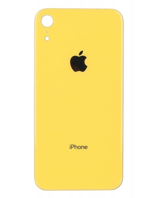 Klapka Plecki Tył iPhone XR Yellow Duże oczko