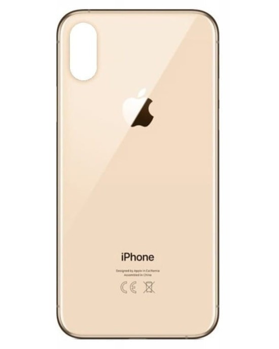Klapka Plecki Tył iPhone XS Max Gold Duże oczko