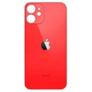 Klapka Plecki Tył iPhone 12 Red Duże oczko