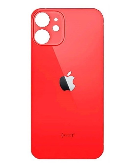 Klapka Plecki Tył iPhone 12 Mini Red Duże oczko