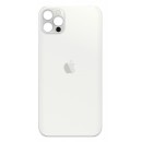 Klapka Plecki Tył iPhone 12 Pro Max Srebrny Duże oczko