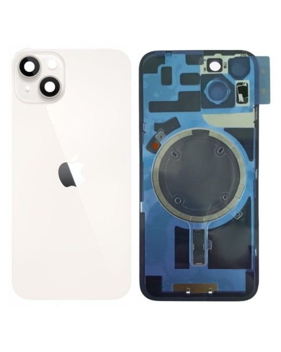 Klapka Plecki Tył iPhone 14 Starlight z Ramką i Magnesami MAGSAFE