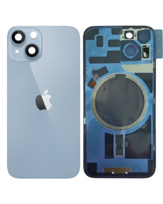 Klapka Plecki Tył iPhone 14 Blue z Ramką i Magnesami