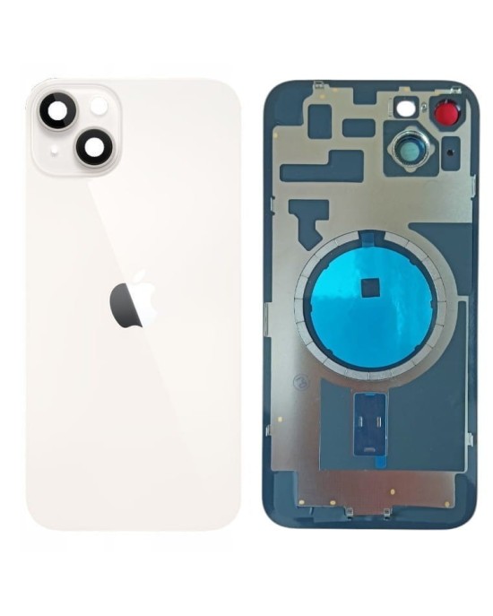 Klapka Plecki Tył iPhone 14 Plus Starlight z Ramką i Magnesami MAGSAFE