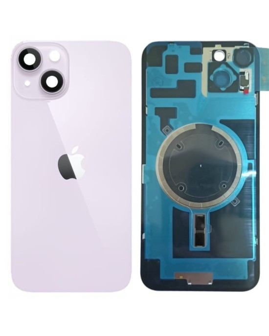 Klapka Plecki Tył iPhone 14 Plus Purple z Ramką i Magnesami MAGSAFE