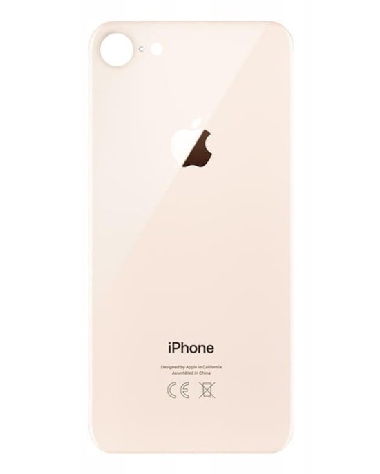 Klapka Plecki Tył iPhone 8 Gold Duże oczko