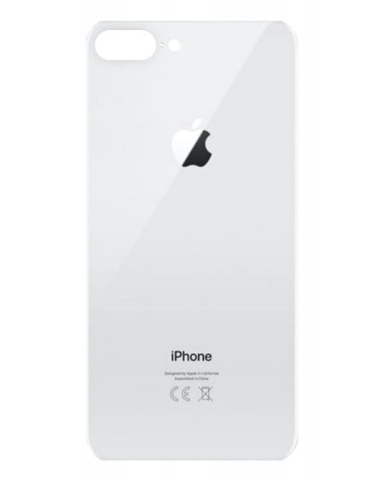 Klapka Plecki Tył iPhone 8 Plus Silver Duże oczko