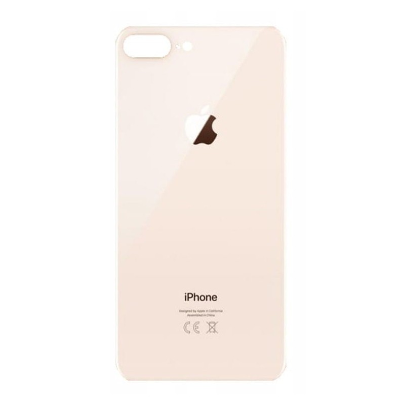 Klapka Plecki Tył iPhone 8 Plus Gold Duże oczko