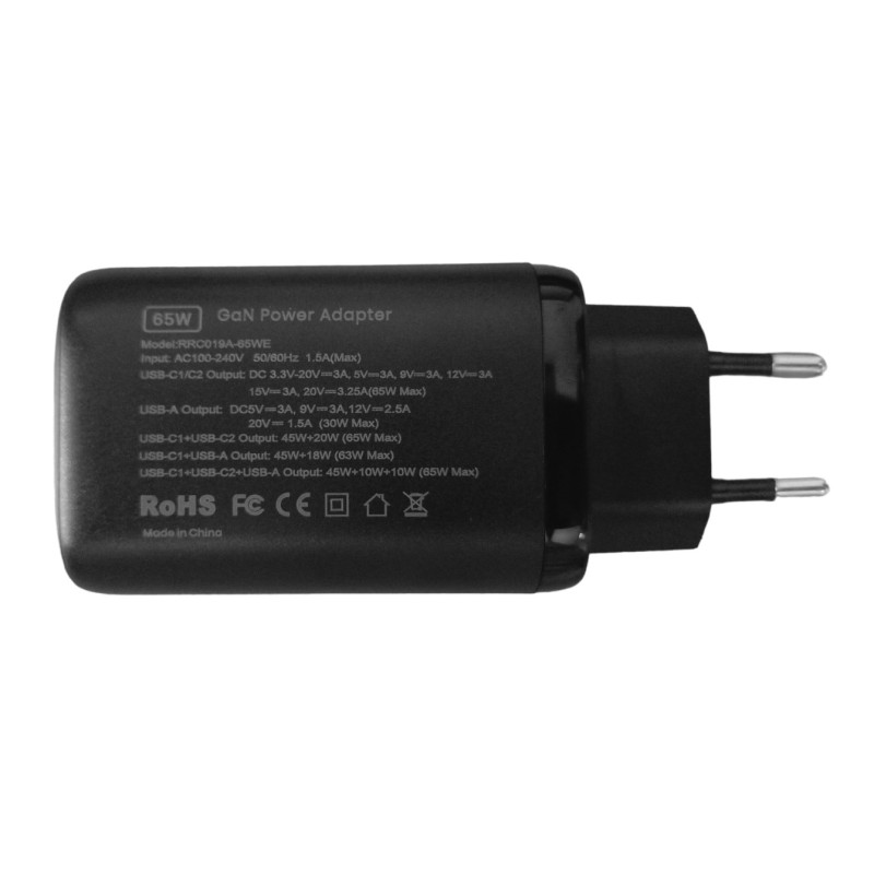 Zasilacz o mocy 65W Power Delivery