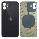 Klapka Plecki Tył iPhone 12 Black Duże oczko HQ