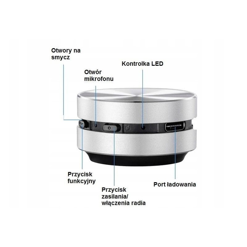 duraMOBI bezprzewodowy głośnik Bluetooth LED RGB