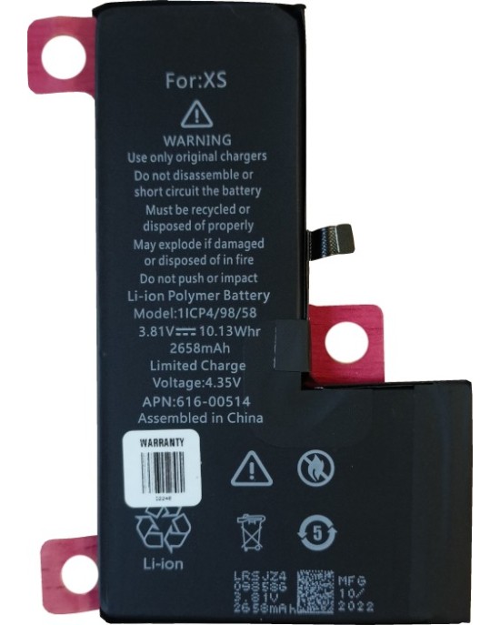 Bateria do iPhone XS APN 616-00514