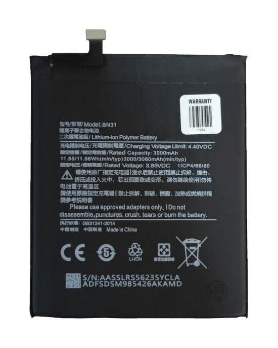 Bateria do telefonu Xiaomi Mi 5X