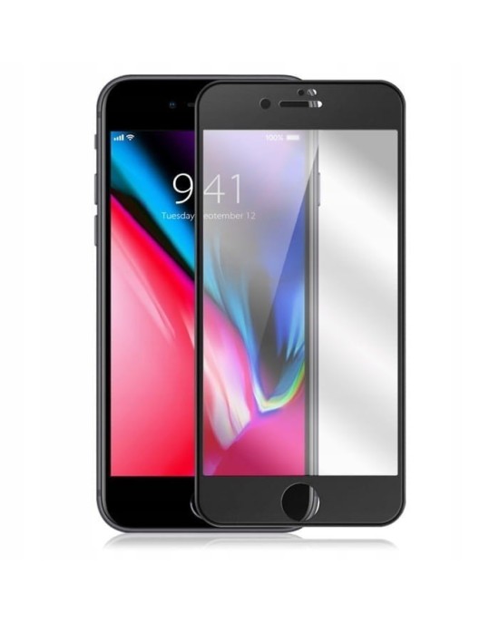 Szkło hartowane Full Cover 9H iPhone 7 / 8 Czarny