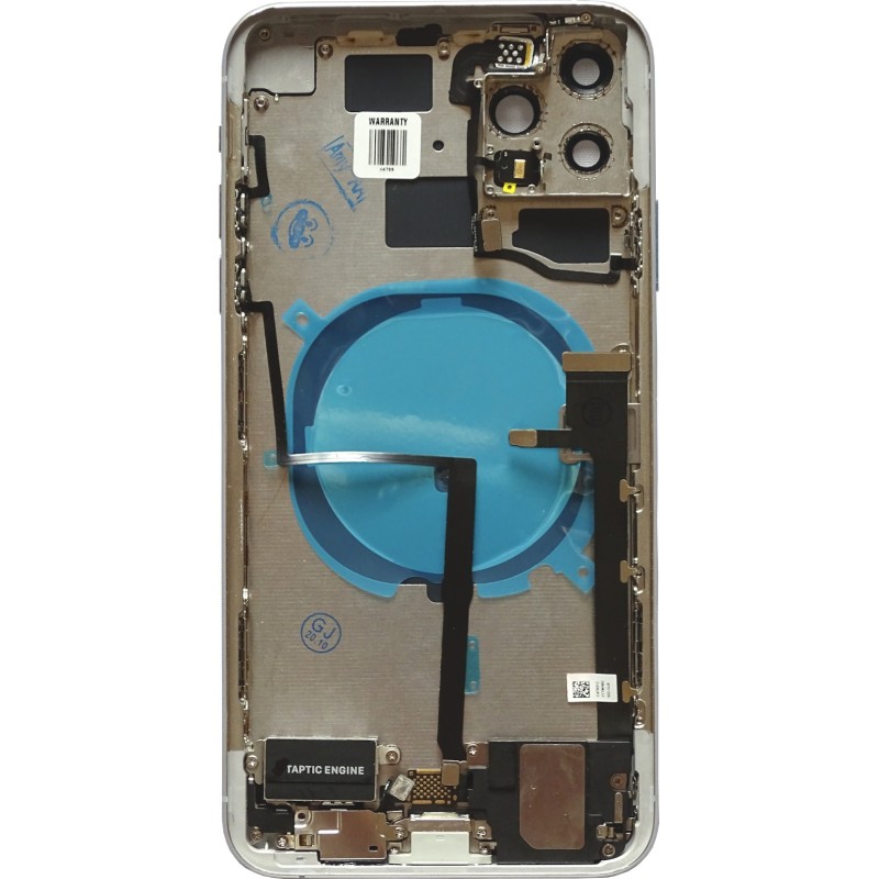 Obudowa Korpus z Taśmami do iPhone 11 Pro Max Silver