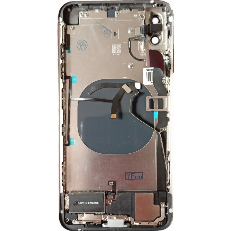 Obudowa Korpus z Taśmami do iPhone XS Silver
