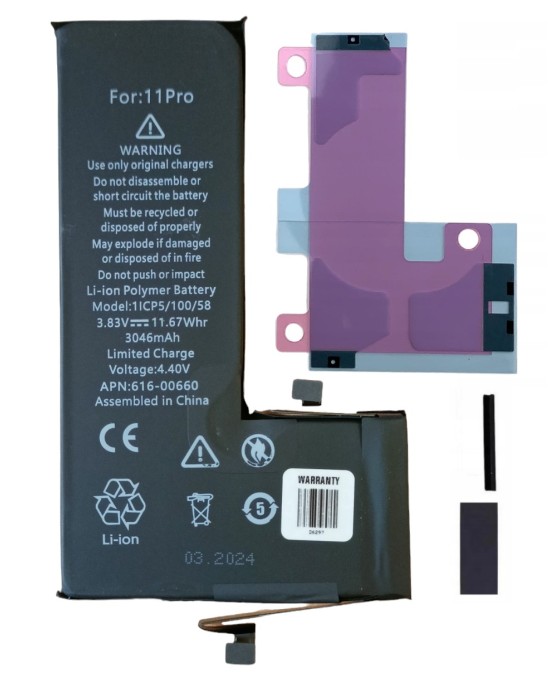 Bateria Ogniwo do iPhone 11 Pro bez komunikatów