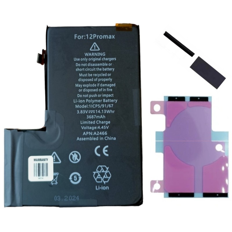Bateria Ogniwo do iPhone 12 Pro Max bez komunikatów