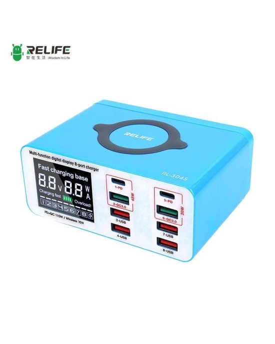 Ładowarka Serwisowa 8xUSB Indukcja RL-304S