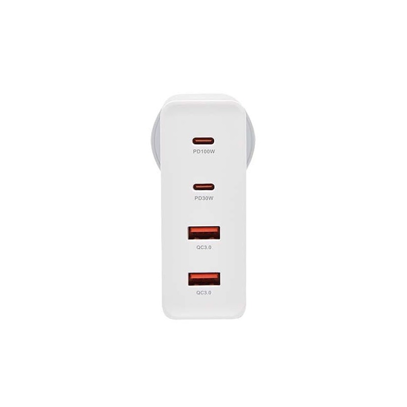 ŁADOWARKA SIECIOWA 130W SOMOSTEL GaN 2xPD 2XUSB