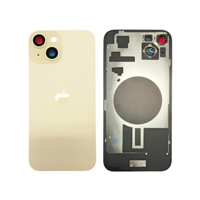 Klapka Plecki Tył iPhone 15 Plus Yellow z Ramką