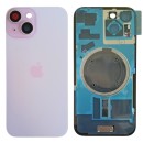 Klapka Plecki Tył iPhone 15 Pink z Ramką i Magnesami MAGSAFE