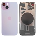Klapka Plecki Tył iPhone 15 Pink z Ramką i Magnesami MAGSAFE