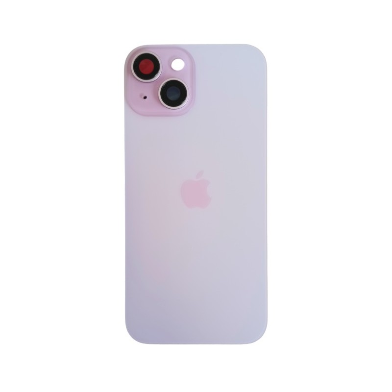 Klapka Plecki Tył iPhone 15 Pink z Ramką i Magnesami MAGSAFE