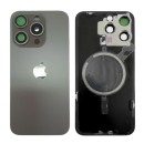 Klapka Plecki Tył iPhone 15 Pro Max Black z Ramką