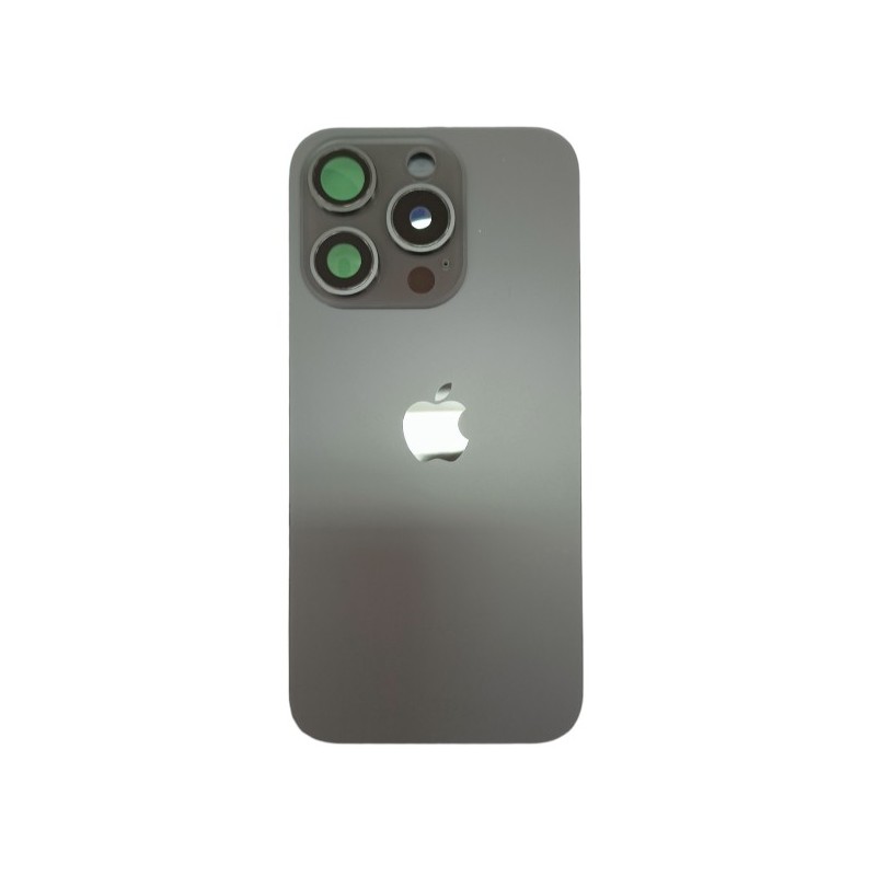 Klapka Plecki Tył iPhone 15 Pro Black z Ramką i Magnesami